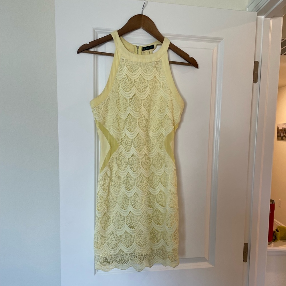 Yellow Lace Dress